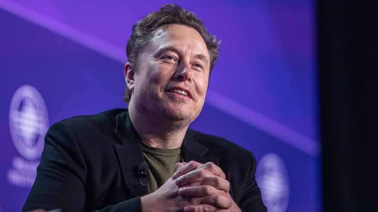 BEVERLY HILLS, CALIFORNIA - MAY 6: Elon Musk, co-founder of Tesla and SpaceX and owner of X Holdings Corp., speaks at the Milken Institute's Global Conference at the Beverly Hilton Hotel,on May 6, 2024 in Beverly Hills, California. The 27th annual global conference explores various topics, from the rise of generative AI to electric vehicle trends and features participants, soccer star David Beckham and actor Ashton Kutcher. (Photo by Apu Gomes/Getty Images)